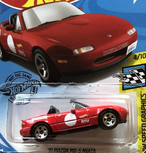 91 MAZDA MX 5 MIATA RED Warehouse