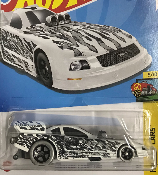 MUSTANG FUNNY CAR (WHITE/ART TAMPO) 