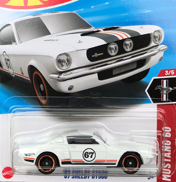 67 SHELBY GT500 (WHITE/67 TAMPO)