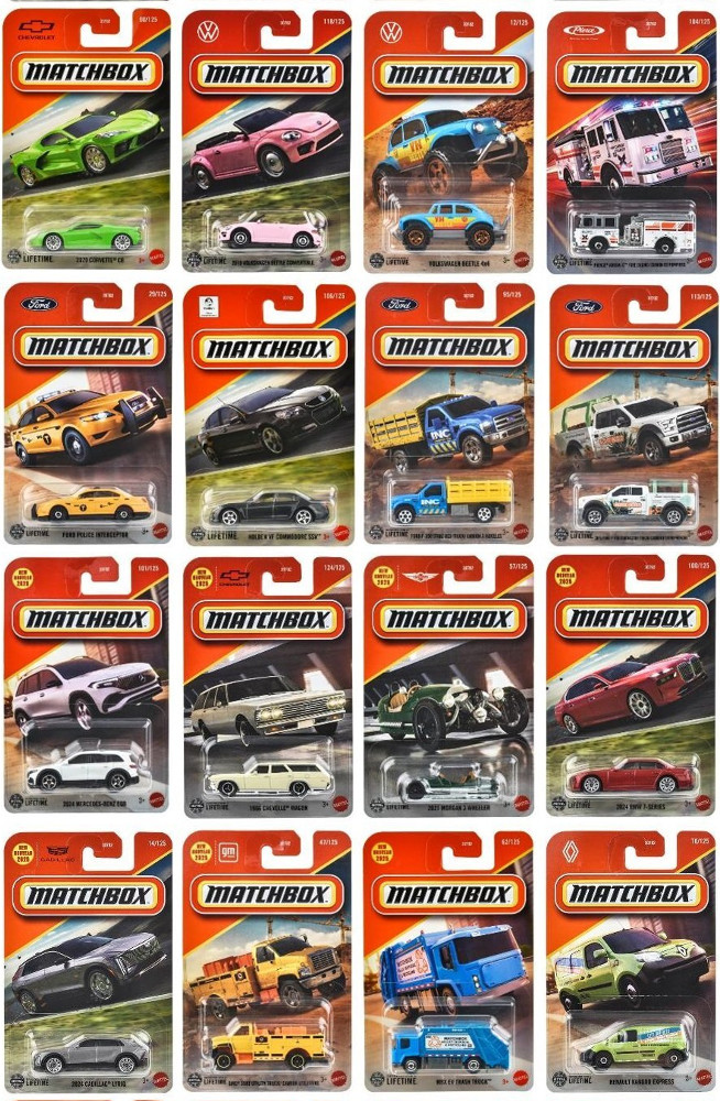 マッチボックスベーシックカー 2025 #G 24台入りアソート（国内流通版)