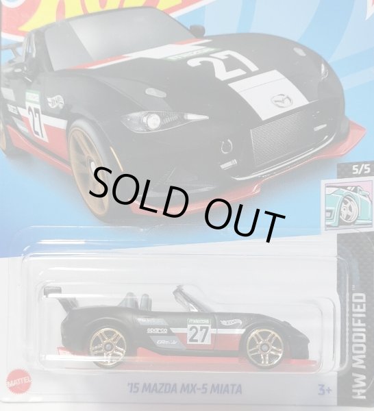 画像1: 15 MAZDA MX-5 MIATA (BLACK/27)  (1)