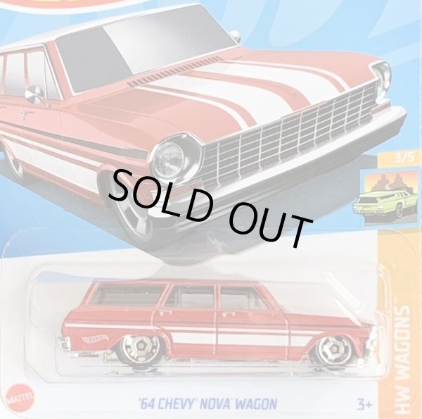 画像1: 64 CHEVY NOVA WAGON (RED) (1)