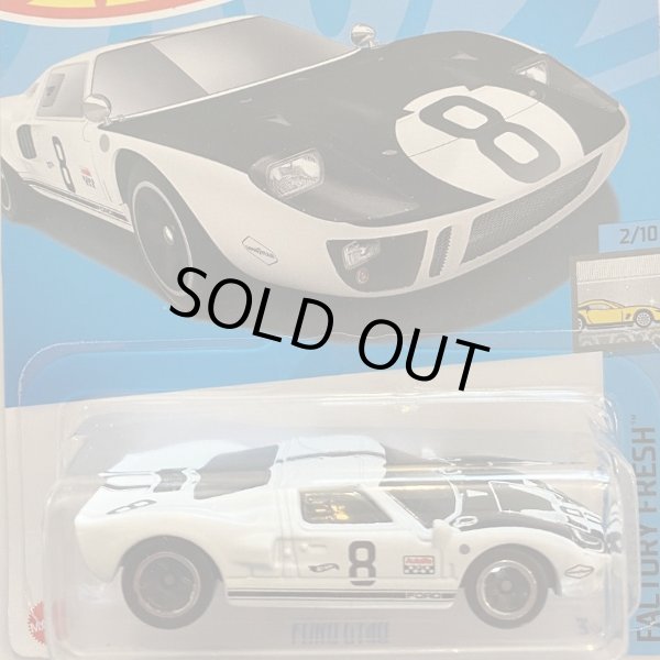 画像1: FORD GT40 (WHITE/8) (1)