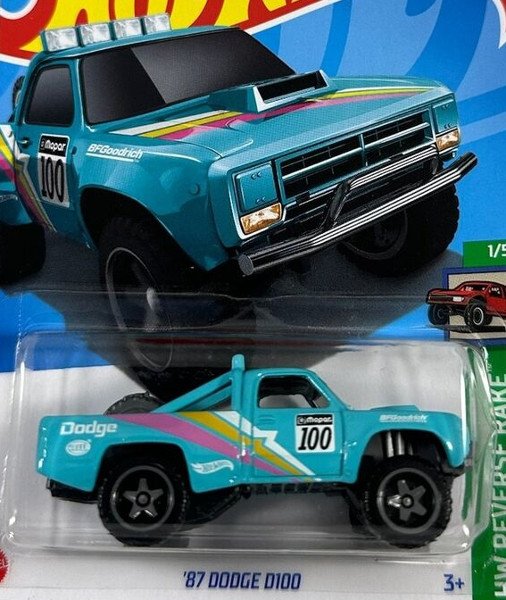 画像1: 87 DODGE D100 (LT BLUE/100) (1)