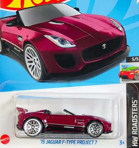 画像1: 15 JAGUAR F-TYPE PROJECT 7 (DK RED) (1)