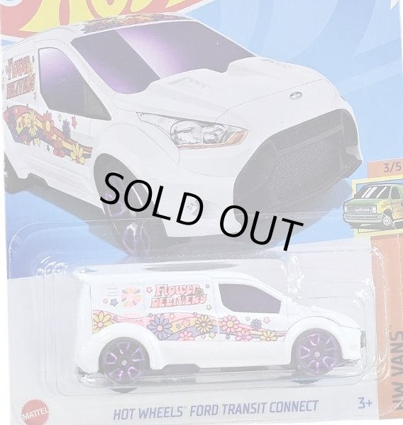 画像1: HW FORD TRANSIT CONNECT (WHITE/FLOWER DELIVERY)  (1)