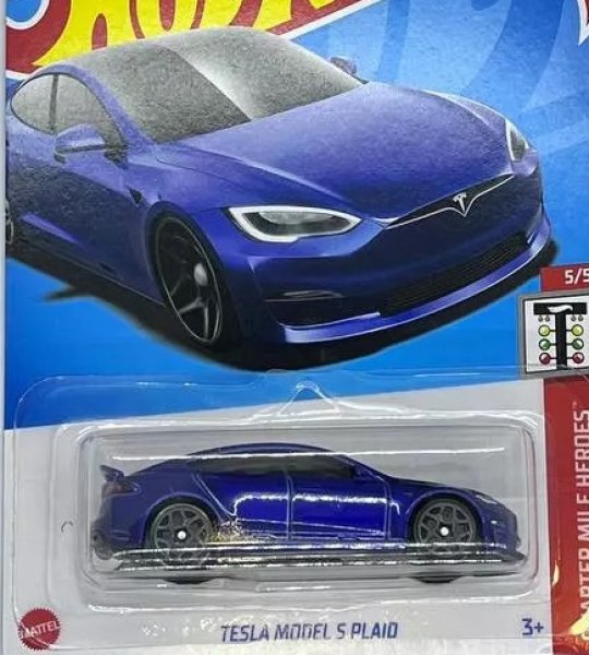 画像1: TESLA MODEL S PLAID (BLUE) (1)