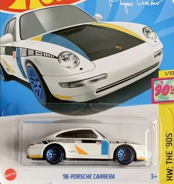 画像1: 96 PORSCHE CARRERA (WHITE/TAMPO) (1)