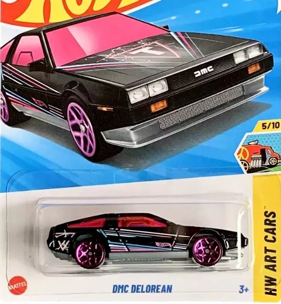 画像1: DMC DELOREAN (BLACK/ART TAMPO) (1)