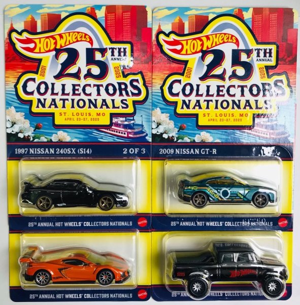 画像1: HOT WHEELS 25th NATIONALS 4台セット (1)