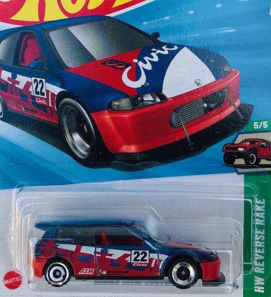 画像1: HONDA CIVIC CUSTOM (BLUExRED/22) (1)
